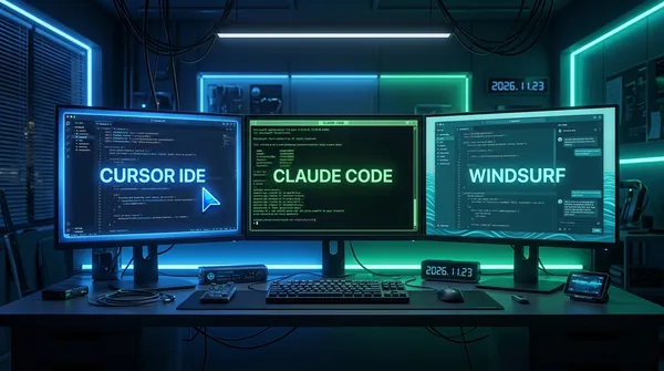Cursor 3 vs Claude Code vs Windsurf — 2026년 AI 코딩 도구 3파전, 어떤 걸 써야 할까