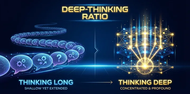 Deep-Thinking Ratio: Cut LLM Inference Costs by 50%