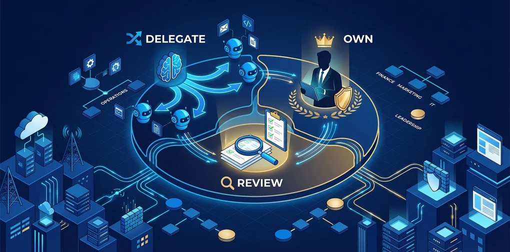 Deloitte 2026技术趋势中的代理AI运营战略——89%企业为何难上线及EM的委派-审查-所有制框架