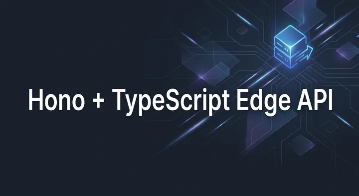 Hono.js + TypeScript でエッジ REST API を作る — Cloudflare Workers 実践