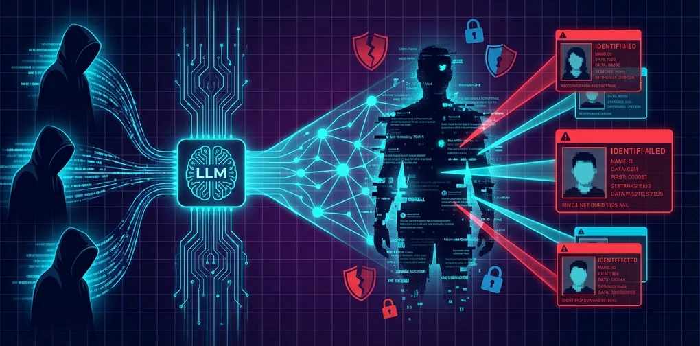 LLM破解匿名身份 — 大规模在线去匿名化现状与防御策略