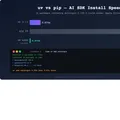 uvでAI開発環境を構築する — Claude SDKプロジェクトを0.87秒で始める方法