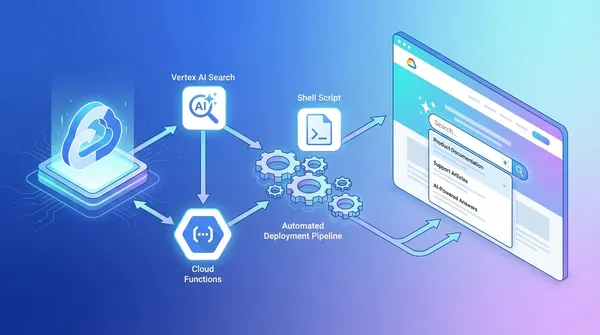 Vertex AI Searchでサイト内検索を実装する：Cloud Functionsと自動化デプロイ